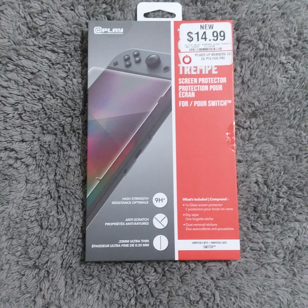 Nintendo switch tempered glass screen protector